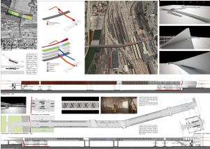 2012<br>Concorso di progettazione in due fasi per la realizzazione di un percorso pedonale sopraelevato ed il futuro sistema di attestamento di via Proietti Divi integrato alla stazione ferroviaria di Terni