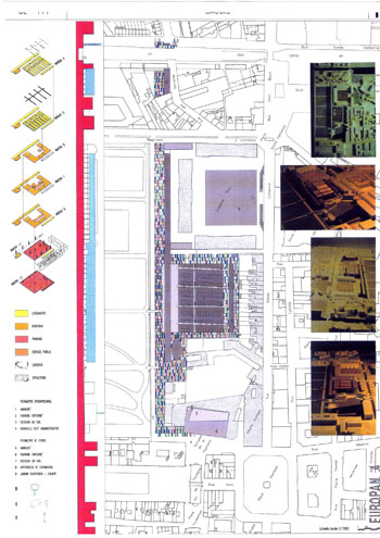 1996<br>Concorso internazionale European 4 per larea della 
             Cite' Administrative a Nancy, Francia